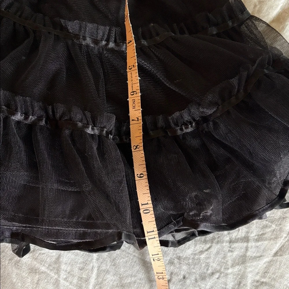HANNA ANDERSSON BLACK TULLE TUTU/SKIRT SIZE 90/ 3T